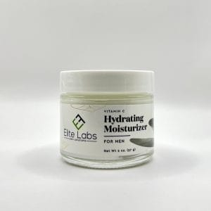 A jar of Men’s Vitamin C Hydrating Moisturizer, 3 oz (57 g), with a white background.